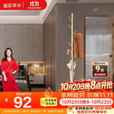 溢彩年华 金属衣帽架落地立式挂衣服架子卧室简易挂包架转角衣架5062-GDB