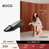 爱步（ECCO）芭蕾舞鞋女 倪妮同款时尚百搭玛丽珍浅口单鞋 舞悦234303 黑色23430301001 37