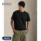 Polo Ralph Lauren 拉夫劳伦 男装 经典版平纹针织圆领棉T恤RL13450 001-黑色 L
