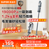 苏泊尔（SUPOR）吸尘器家用有线手持推杆二合一地毯两用大吸力大功率纤薄机身宠物家庭适用C3节日礼物