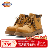 Dickies马丁靴男靴2026秋冬靴子男女情侣大黄靴百搭加绒厚底增高工装鞋男 土黄 42 【偏大一码，适合运动鞋43】