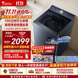 小天鹅（LittleSwan）小乌梅5.0 波轮洗衣机全自动家用 12KG大容量纯平 水魔方 超微净泡 TB12K60 国家补贴 京东自营