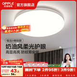 欧普照明（OPPLE）卧室吸顶灯具走廊灯过道灯阳台玄关灯简约小吸顶灯三防一体快装 呵护光【白光】13W/1200lm直径25cm