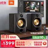 JBL CM500蓝牙音箱音响 桌面音响电脑台式机家用无线有源监听游戏音响 生日礼物男生 黑色