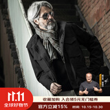 龙牙二代M65战地风衣外套修身野战战术服秋外套男战术夹克城市轻户外 极夜黑（二代） L 180/100A(151-180斤)