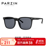 帕森（PARZIN）情侣方框偏光太阳镜女修饰脸型通勤度假防晒潮流墨镜男 PZ92123