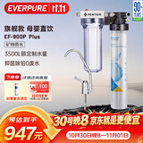 爱惠浦（Everpure） 家用矿物质厨下净水器 大流量0废水直饮 1.8L/分钟3500L处理量 EF-900P Plus