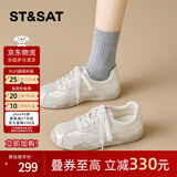 星期六芭蕾风德训鞋女款2026新款冬季加绒保暖雪地靴棉鞋轻便百搭运动鞋