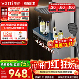 华帝（VATTI）恒温淋浴花洒套装黄铜水路枪灰琴键四功能浴室花洒淋浴全套一体式