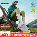 迈乐（Merrell）官方运动户外徒步鞋MOAB 3男鞋女鞋轻量减震V底防滑透气登山鞋 J035894白灰米（女） 38