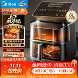 美的（Midea）蒸烤空气炸锅多功能免翻面电炸锅 可视家用大容量烘焙一体机 微蒸汽嫩烤实用小家电KZC6019D
