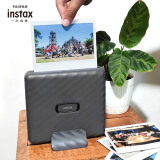 富士instax Link WIDE 立拍立得 手机照片打印机摩卡灰 宽幅双包相纸套装