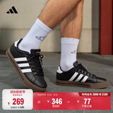 adidas DAILY 4.0舒适百搭复古休闲板鞋男女阿迪达斯官方轻运动   黑色/白/树脂黄   44