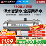 净邦 全屋净水器家用商用大流量中央净水机别墅楼房自来水井水总管道前置不锈钢过滤器 5.5吨/全屋大流量【浑水变清水】免费安装