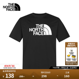 北面（The North Face）【经典款】短袖T恤男宽松棉质半袖户外休闲舒适透气春夏上新款 黑色 XL /180