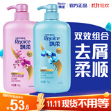 飘柔套装去屑+柔顺洗发水京东自营官方正品旗舰家庭装2KG