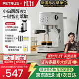 柏翠（petrus）【保价双11】咖啡机小型家用小白醒醒3pro定温自动打奶泡意式半自动办公室PE3366pro磨豆机 送礼物 2Pro手动打奶泡【单机+体验礼包】