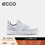 爱步（ECCO）板鞋男鞋 休闲板鞋圆头厚底休闲鞋男明星同款 街头720 520814 水泥灰/白色52081454301 42