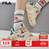 斐乐猫爪4丨FILA老爹鞋秋季女鞋黑色鞋子运动鞋休闲鞋厚底鞋 云端-CC 38