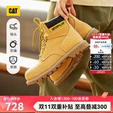 卡特（CAT）【钢头款】CAT卡特男鞋户外休闲工装靴功能性款复古大黄靴 黄色P89162 41