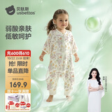 贝肽斯婴儿睡袋春夏胎脂皮儿童分腿睡袋婴幼儿防踢被睡衣前4后2 初声L