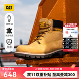 CAT卡特秋季户外鞋休闲时尚男靴工装靴明星款经典大黄靴登山鞋 经典款 42