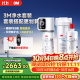 3M净水器家用净水机2.2升大流量过滤器SW20型+SW20型原装替换滤芯套装