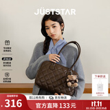 欧时纳（JUST STAR）徐璐同款吐司包女包2026新款包包大容量波士顿单肩托特包生日礼物