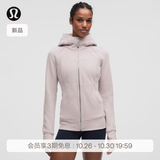 lululemon丨Scuba™ 女士拉链连帽衫*拉绒 LW3JGYS 冰灰褐紫/镜面银 XL /12
