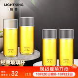 明尊（LIGHTKING）玻璃水杯茶杯 牛奶果汁杯办公室男女茶水杯耐热玻璃杯子套装  CP'21【180ml】4只装