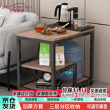 时黛家居沙发边几边桌大理石纹简约客厅置物茶水架床边角几茶几桌