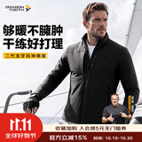 龙牙二代风神棉服外套运动户外保暖抗静电加厚棉服男休闲通勤商务 极夜黑（立领） L 180 100A 157—170斤