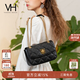 VANESSA HOGAN VH女包茵然软包轻奢小香风斜挎小包菱格链条单肩腋下包生日礼物