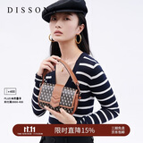 DISSONA迪桑娜女包经典复古老花单肩包斜挎包腋下包 礼物