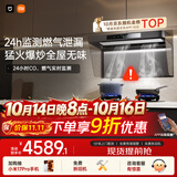 米家小米抽吸油烟机净烟机P2以旧换新上门安装家用欧式大吸力一级能效【定时燃气灶套装】免拆洗MJ06CY