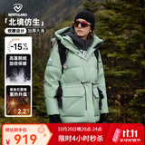 诺诗兰（NORTHLAND）女士鹅绒羽绒服户外防泼防风高蓬石墨烯升温抗寒保暖服【北境】