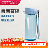 特百惠（Tupperware）茶韵500ml塑料杯男女士学生运动水杯子大容量泡茶杯 冰水蓝