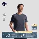 迪桑特（DESCENTE）DESCENTE迪桑特RUNNING系列跑步运动健身男士短袖针织衫 CC-炭灰色 L (175/96A)