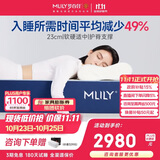 梦百合快充1.0弹簧床垫零压记忆棉护脊酒店席梦思单人1.2米x2米软硬适中