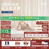 林芃家品（LYNPON HOUSEWARE）林芃云宿Plus记忆棉可拆洗0胶护脊竹炭棕独立弹簧床垫1.2米x2米硬