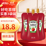 亨氏（Heinz）番茄酱 袋装番茄沙司240g*3袋 意大利面薯条酱