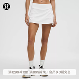 lululemon丨Pace Rival 女士运动中腰短裙 白色(LW8A78R) XS /4