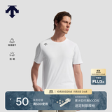 迪桑特（DESCENTE）DESCENTE迪桑特RUNNING系列跑步运动健身男士短袖针织衫 WT-白色 L (175/96A)