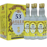 顺吉台湾高粱酒浓香型国产正宗粮食白酒 家常口粮酒自饮 泡酒 53度 600mL 12瓶