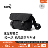 Bellroy澳洲 Cinch Mini Messenger 6L 轻量休闲迷你邮差包单肩包 双11 墨黑色 6L