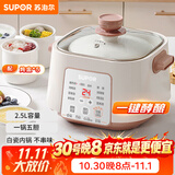 苏泊尔（SUPOR）电炖锅 炖汤盅 电炖盅隔水炖家用多功能煲汤锅炖汤锅4.5L陶瓷煲汤专用电锅3-4人 DZ25YC828