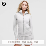 lululemon丨Scuba™ 女士拉链连帽衫*拉绒 杂色核心超浅灰(LW3KAMS) XS /4