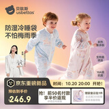 贝肽斯婴儿睡袋暖姜3.0儿童分腿睡袋婴幼儿防踢被睡衣秋冬加厚 原野2XL