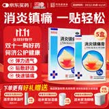 白云山5盒装 消炎镇痛膏10cm*7cm*10贴 消炎镇痛 用于神经痛风湿痛肩痛扭伤关节痛肌肉疼痛
