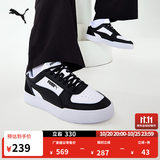 彪马（PUMA）经典透气休闲板鞋男女秋季小白鞋运动鞋CAVEN 399398 白-黑色-黑色-03 42 【尺码偏小】